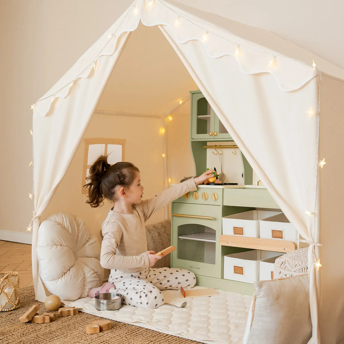 ® Kids Tent – Large Cozy Tent With Star Lights