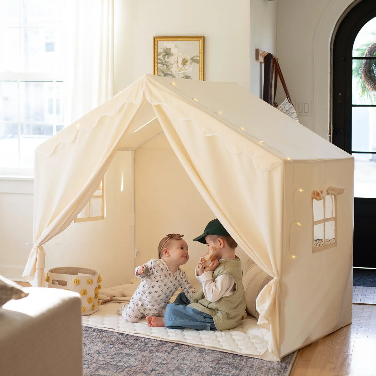 ® Kids Tent – Large Cozy Tent With Star Lights