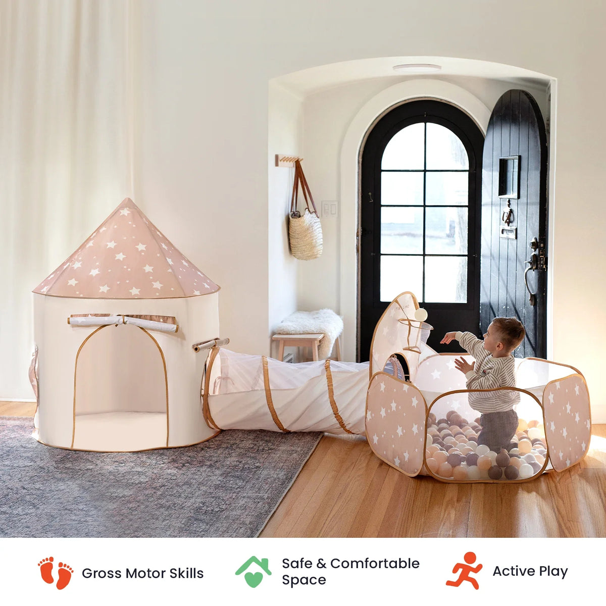 ® Compact Adventure 3-in-1 Play Tunnel With No Balls