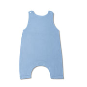 Muslin Snap Jumpsuit - Blue