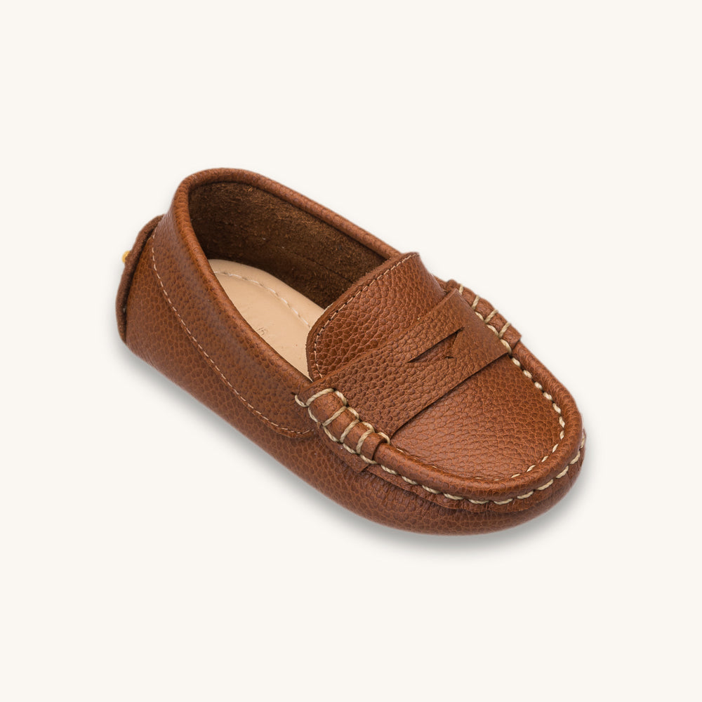 Lakke Driver Loafer For Toddlers Tan