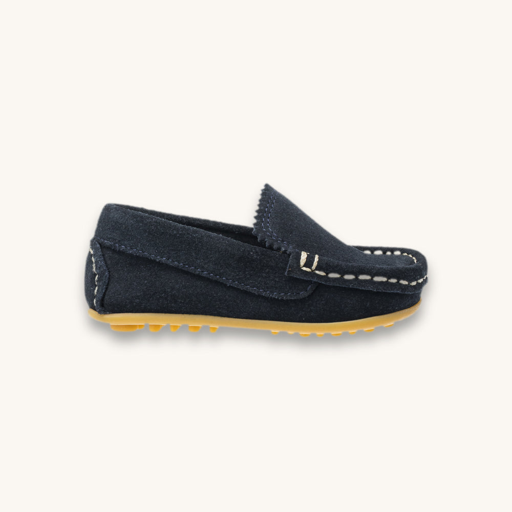 Antton Driver Moc Toddlers Suede Blue