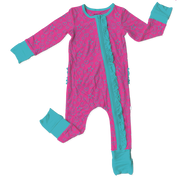 Tobin Bamboo Ruffle Convertible Footie (pre-order)