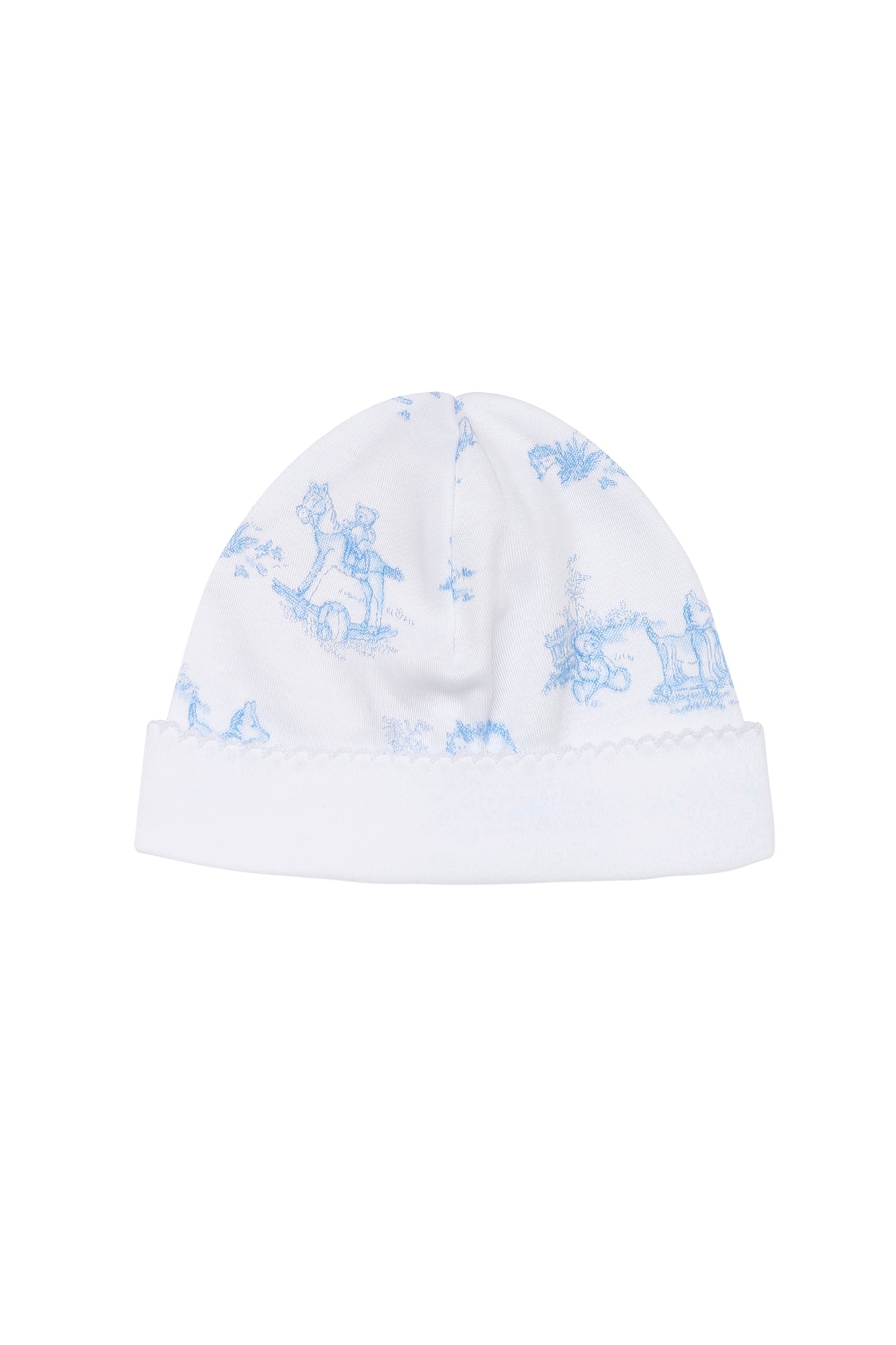 Blue Toile Hat