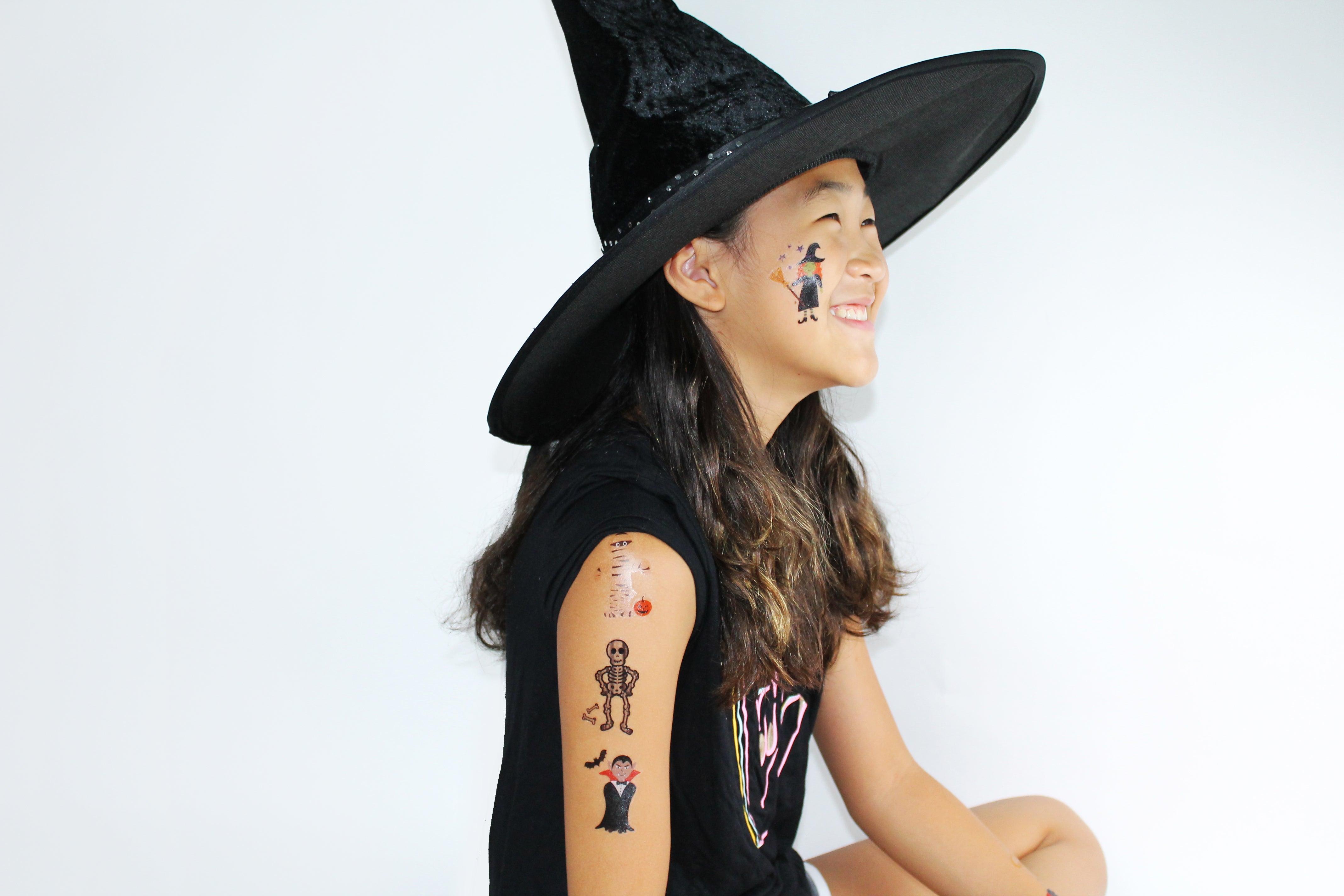 Trick Or Treat Temporary Tattoos, 2 Sheets