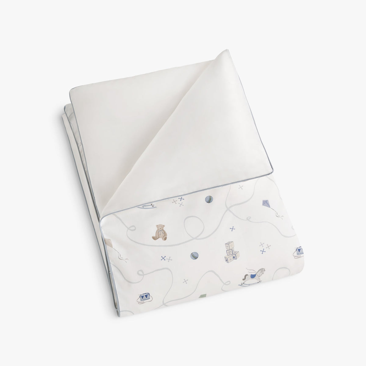 Little Toy Chest Toddler Duvet - Blue