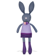Knit Bunny Plush - Lila