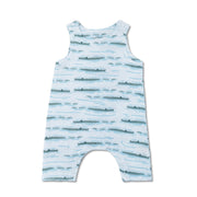 Muslin Snap Jumpsuit - Alligator Isle