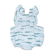 Muslin Flutter Sleeve Romper - Alligator Isle