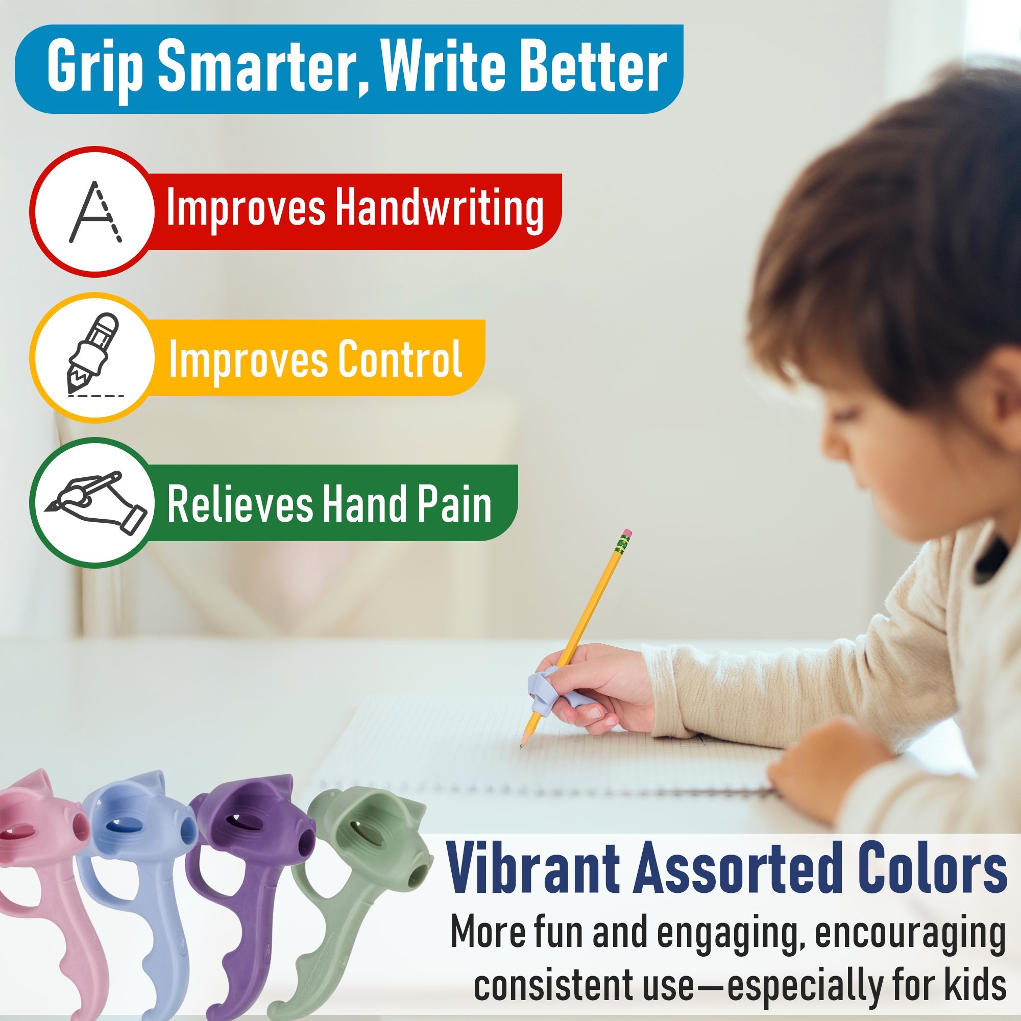 Five Finger Pencil Grip 6 Pack
