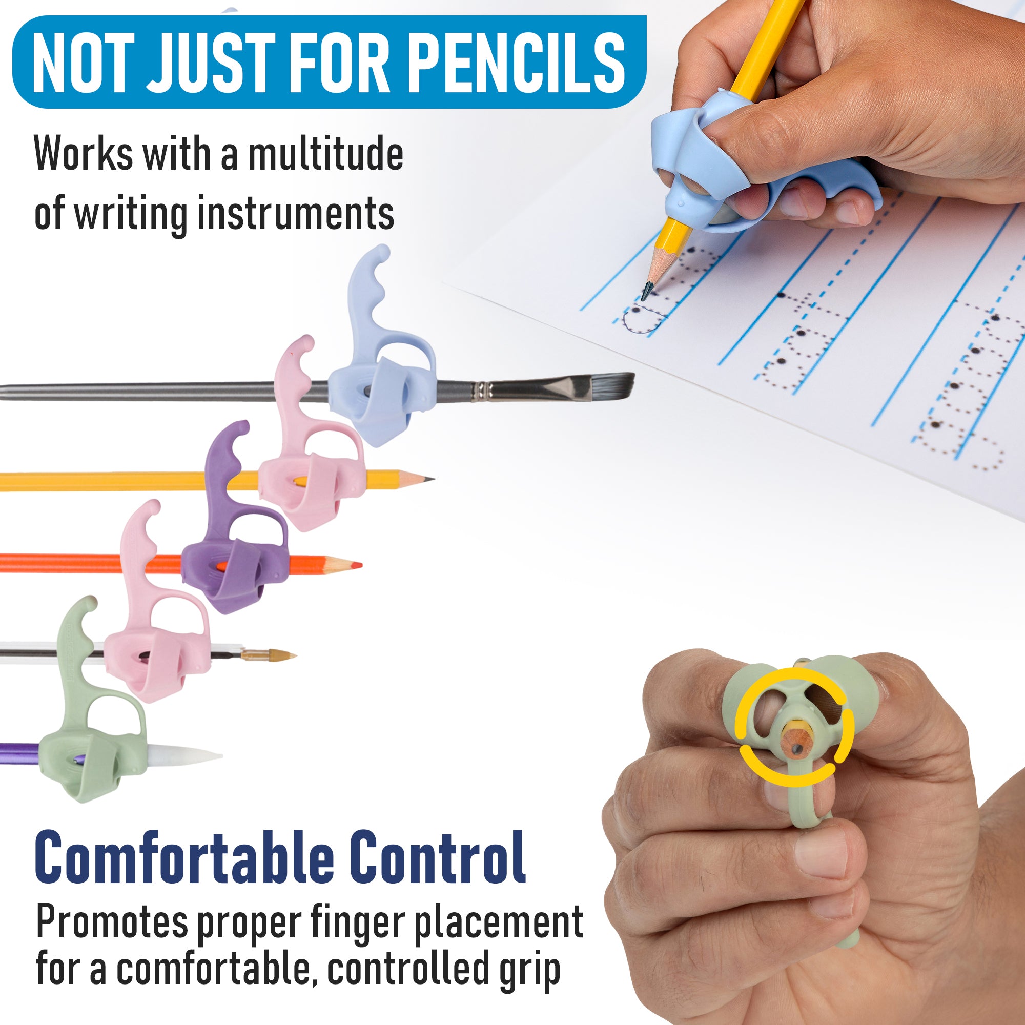 Five Finger Pencil Grip 6 Pack