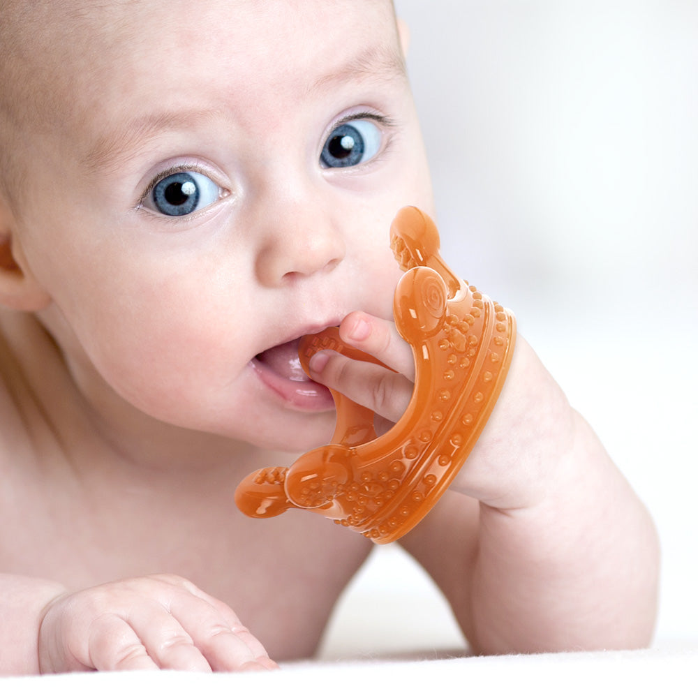 Haakaa Silicone Crown Teether 1 Pk - Amber