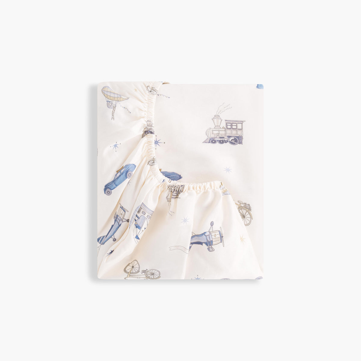 Transit Treasures Crib Sheet - Blue