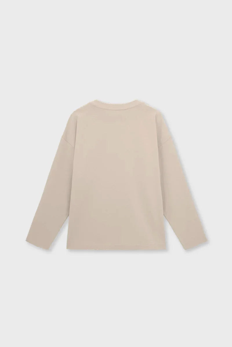 Relaxed Organic Cotton Long Sleeve T-shirt