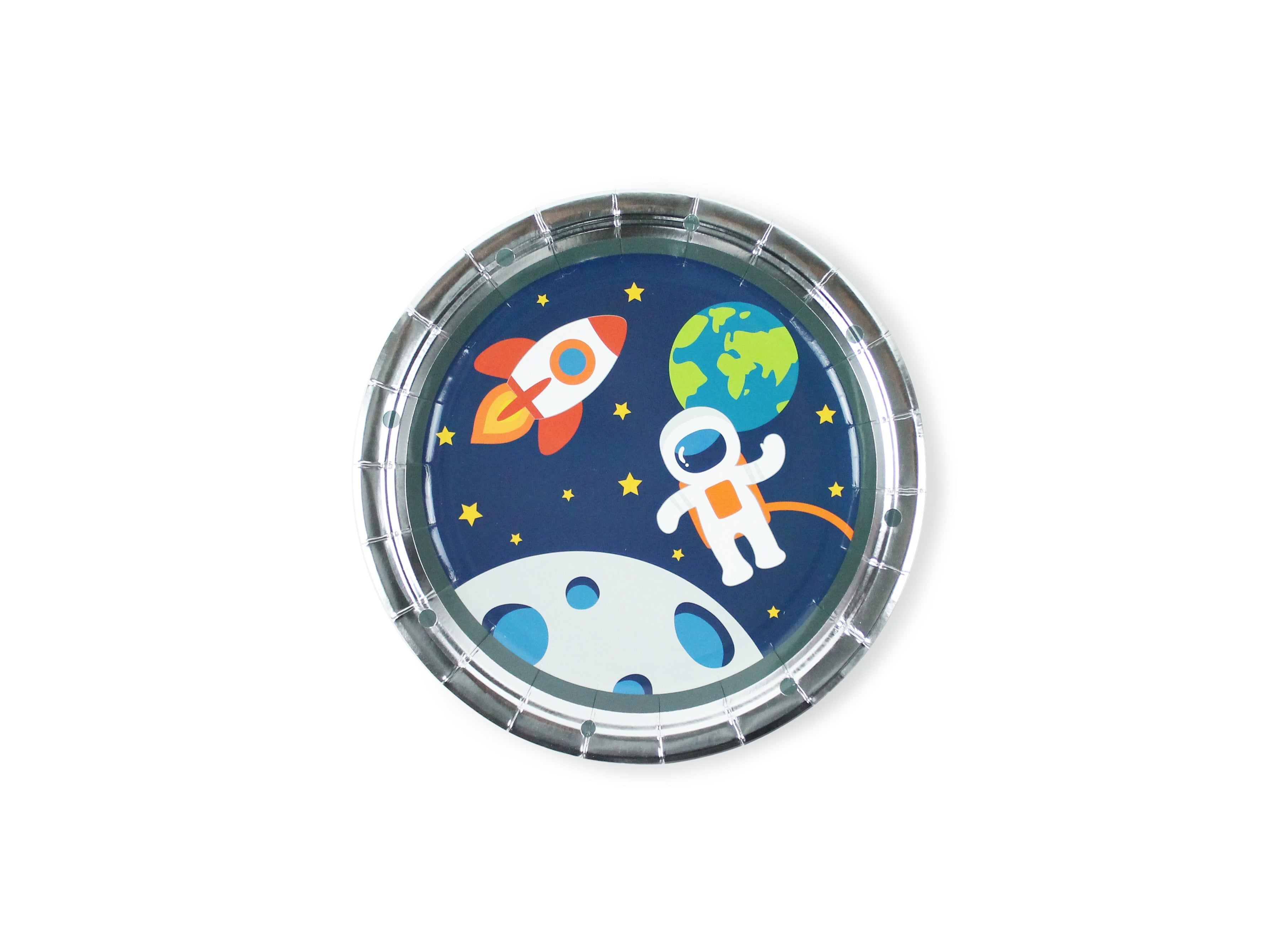 Space Party Plates, 12 Ct