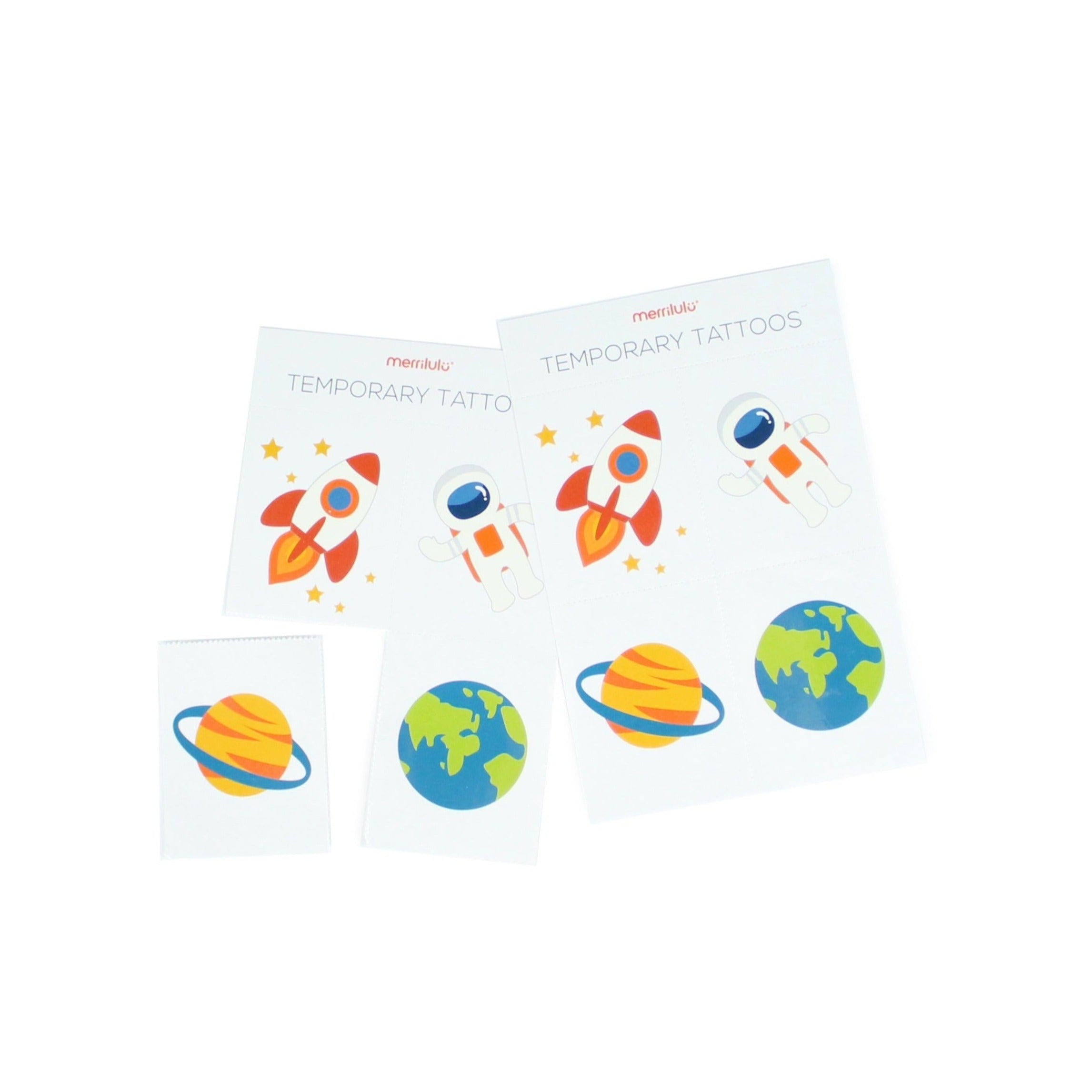 Outer Space Temporary Tattoos, 2 Sheets