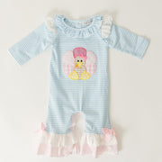 Girls Thanksgiving Turkey Romper