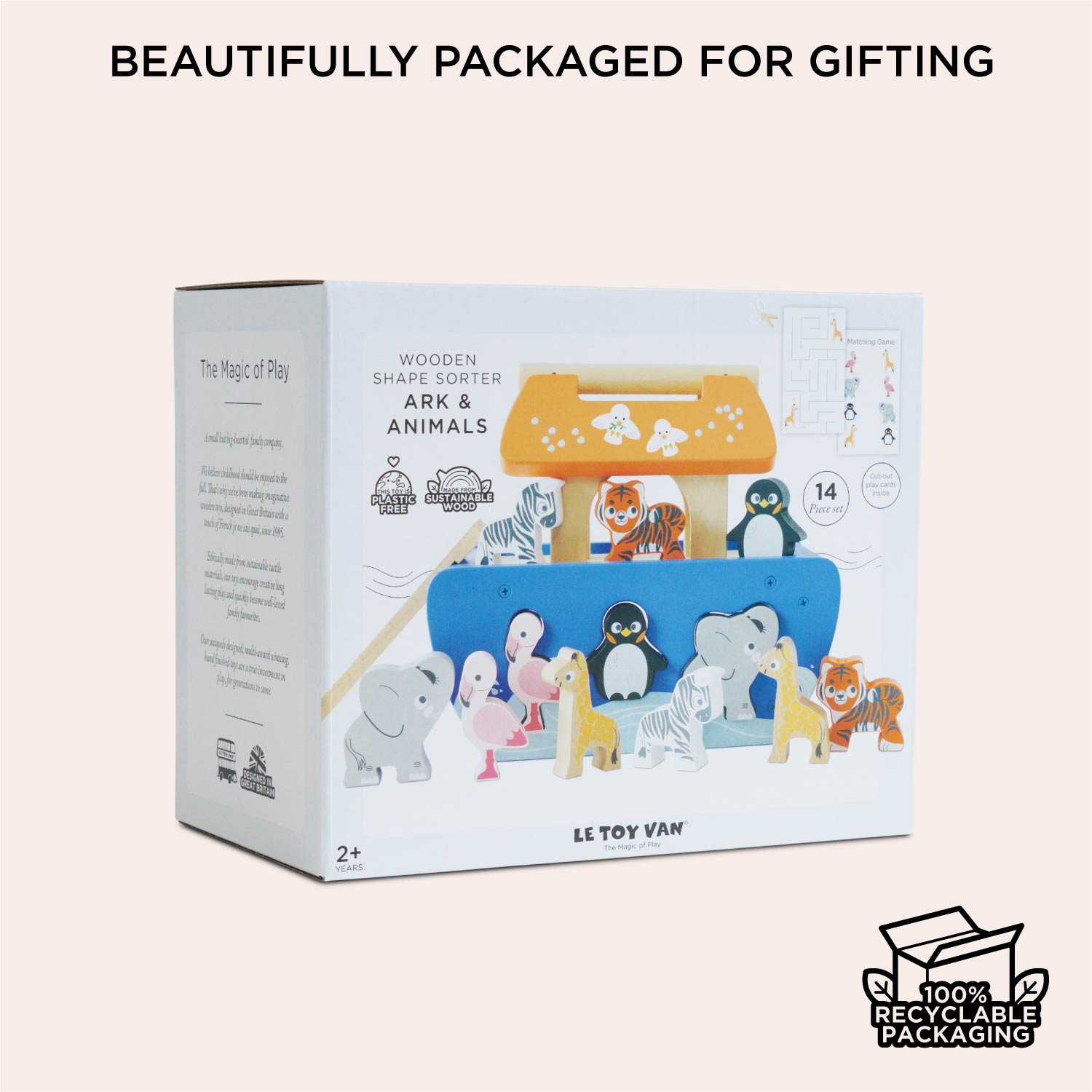 Noah's Ark & Animals Shape Sorter