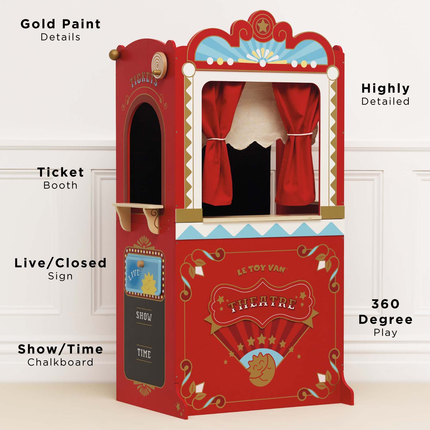 Retro Toy Puppet Theatre