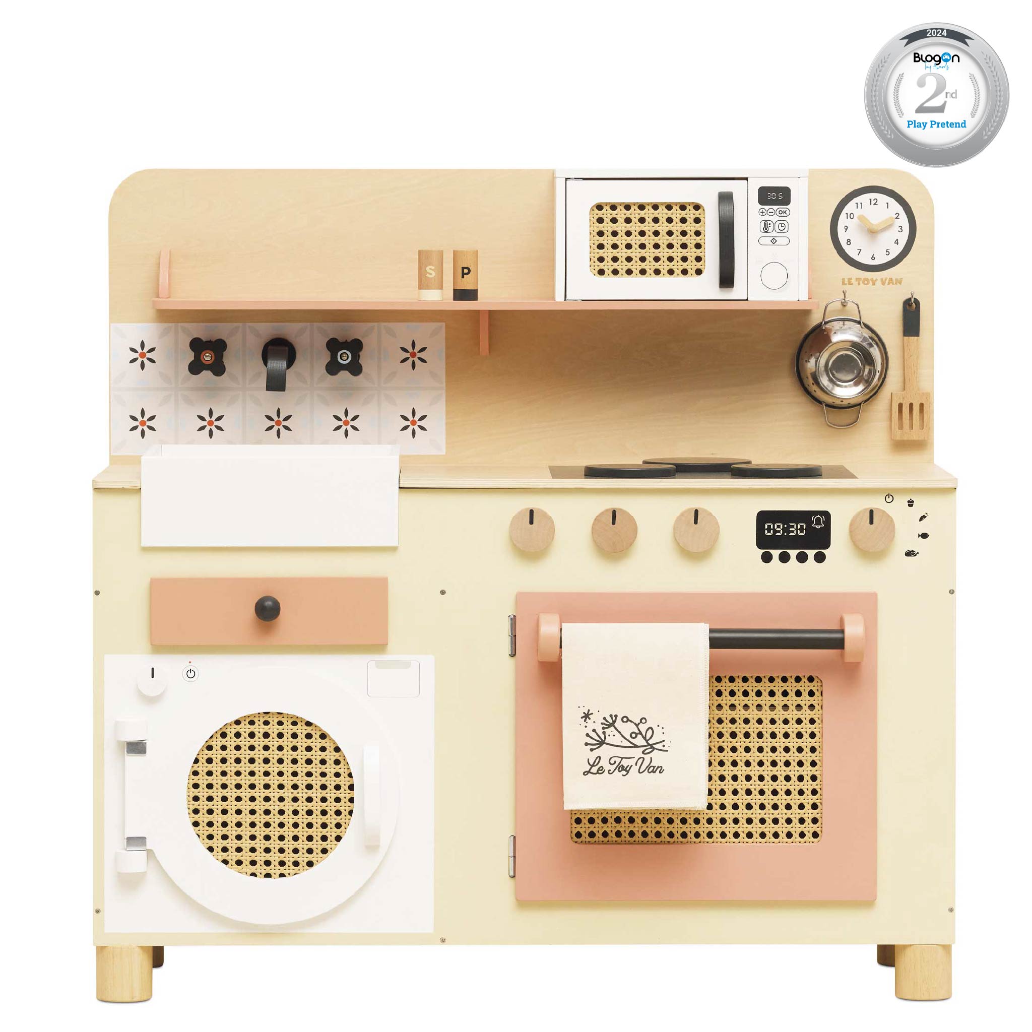 Family Size Wooden Play Kitchen