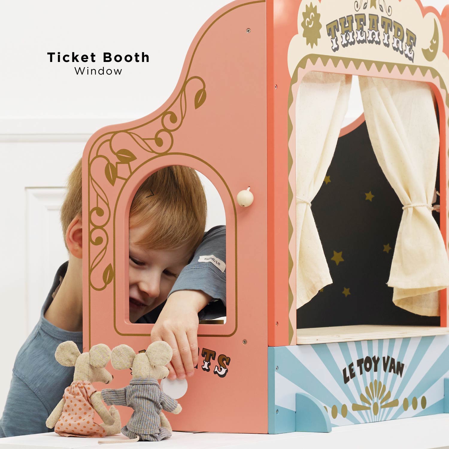 Tabletop Puppet Wooden Theatre