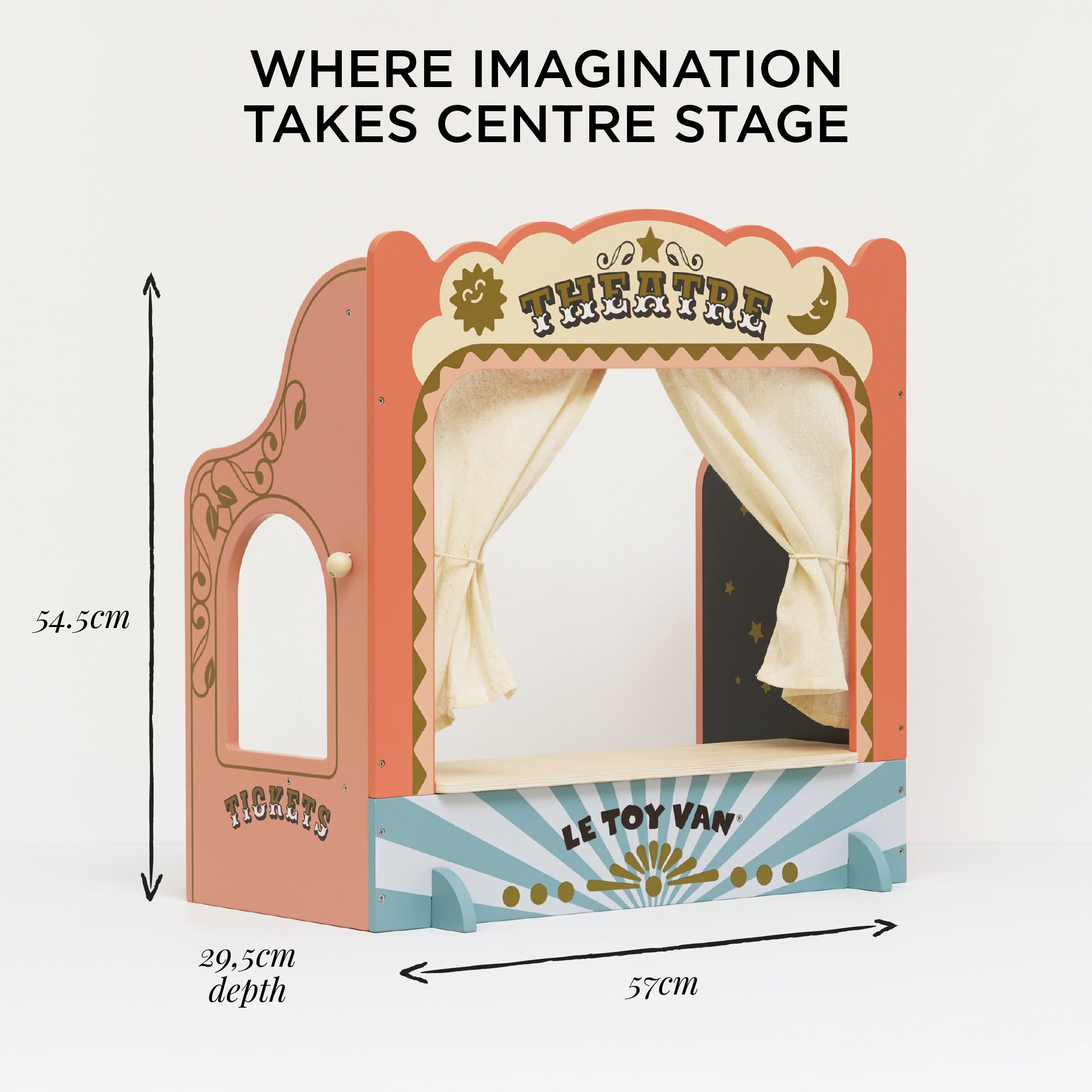 Tabletop Puppet Wooden Theatre