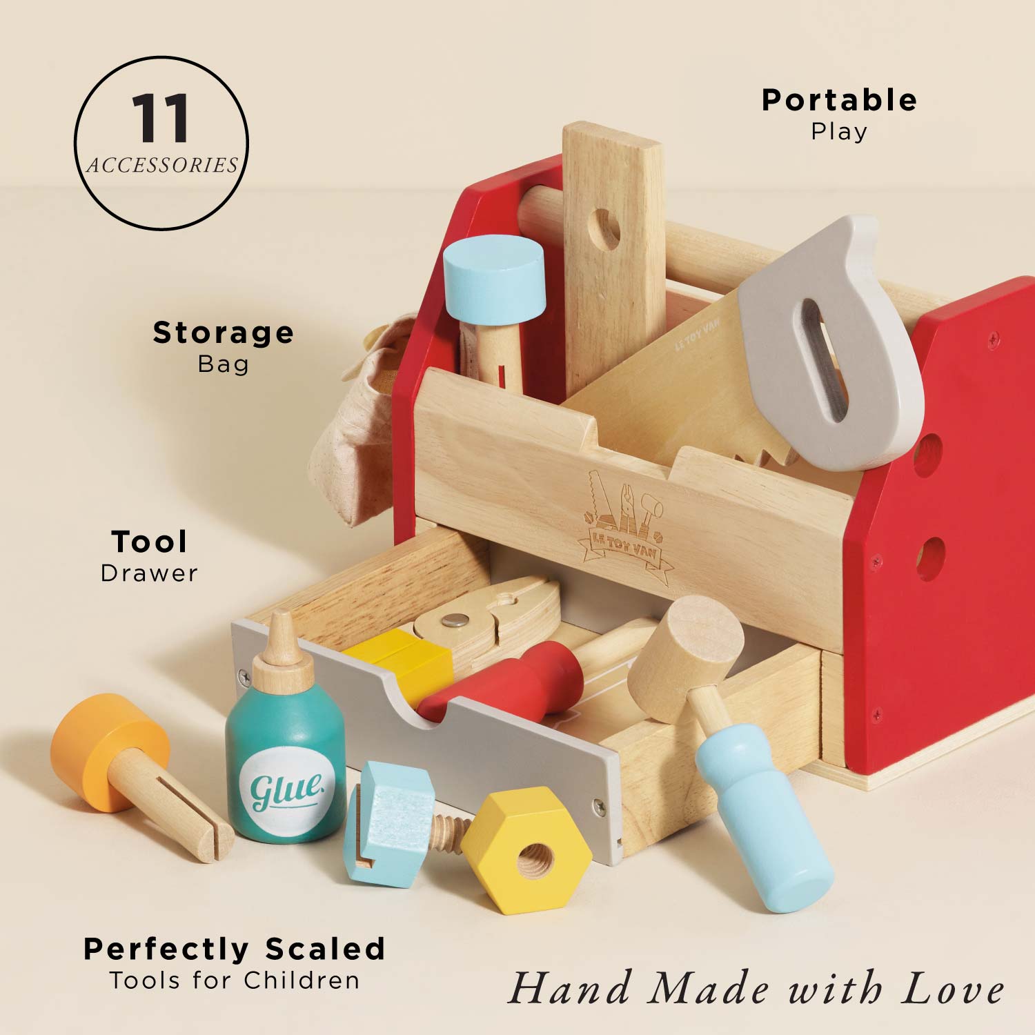 Tool Box & Wooden Tools