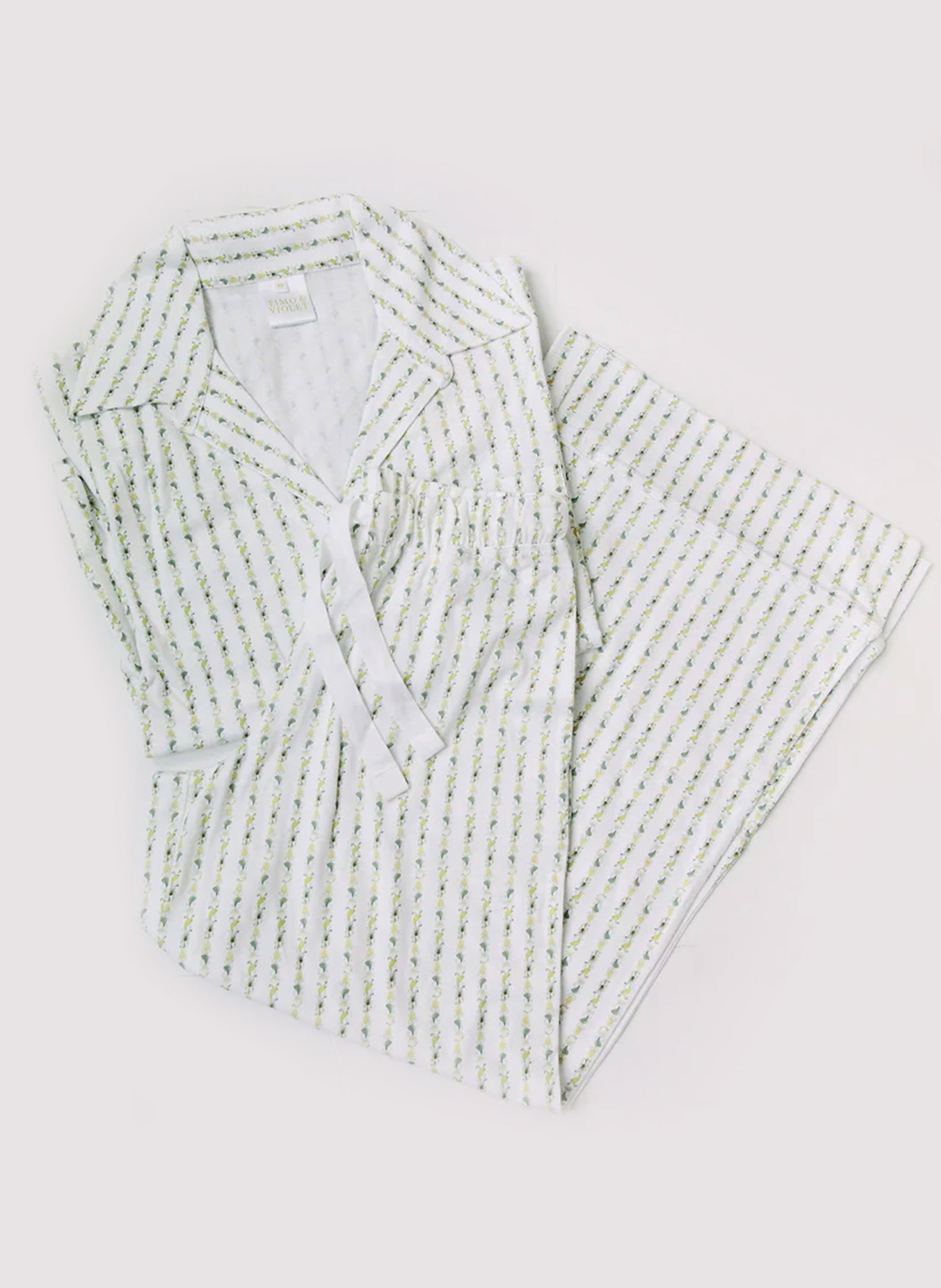 Women's Parker Pajama Set - Fern Stripe