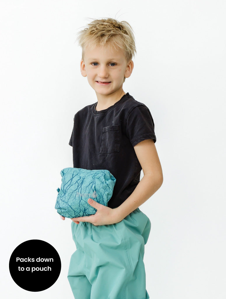 10k Packaway Rainshell - Winter Woods