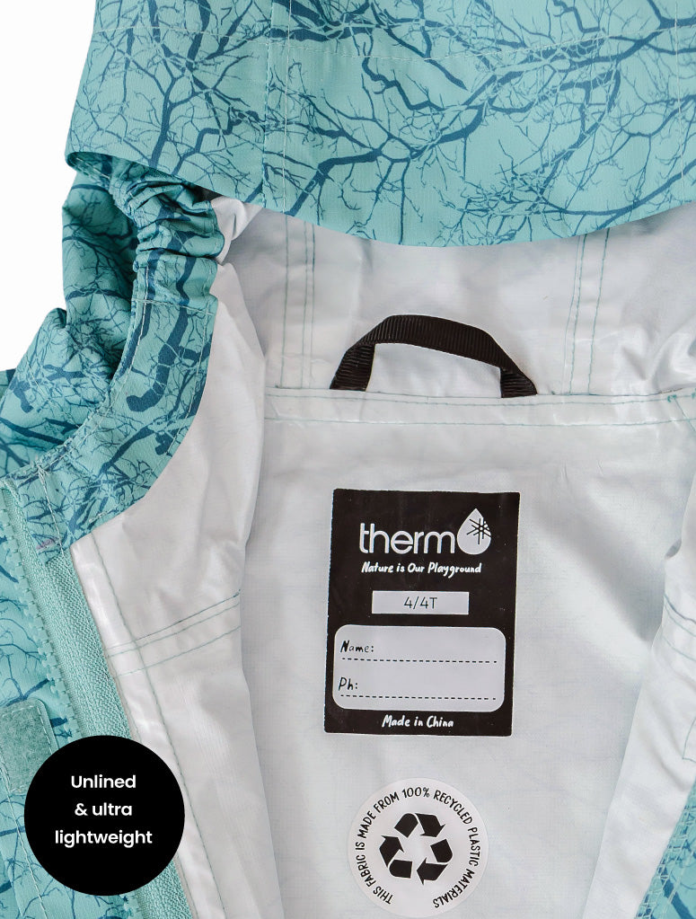 10k Packaway Rainshell - Winter Woods