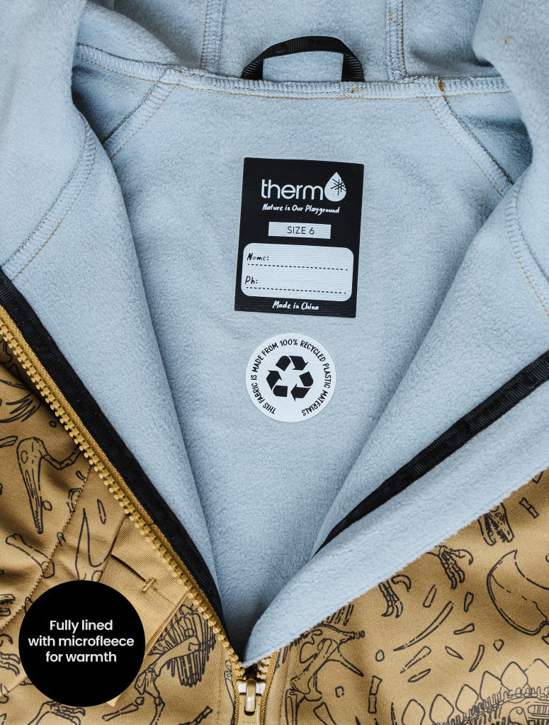 All-weather Hoodie - Dino Bones