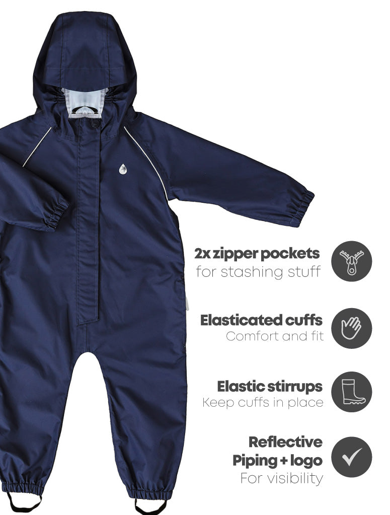 10k Rainsuit - Navy