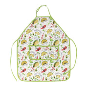 Taco Party Apron - Fits Sizes Youth Small Through Adult 2xl
