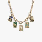 5-card Spread Tarot Necklace