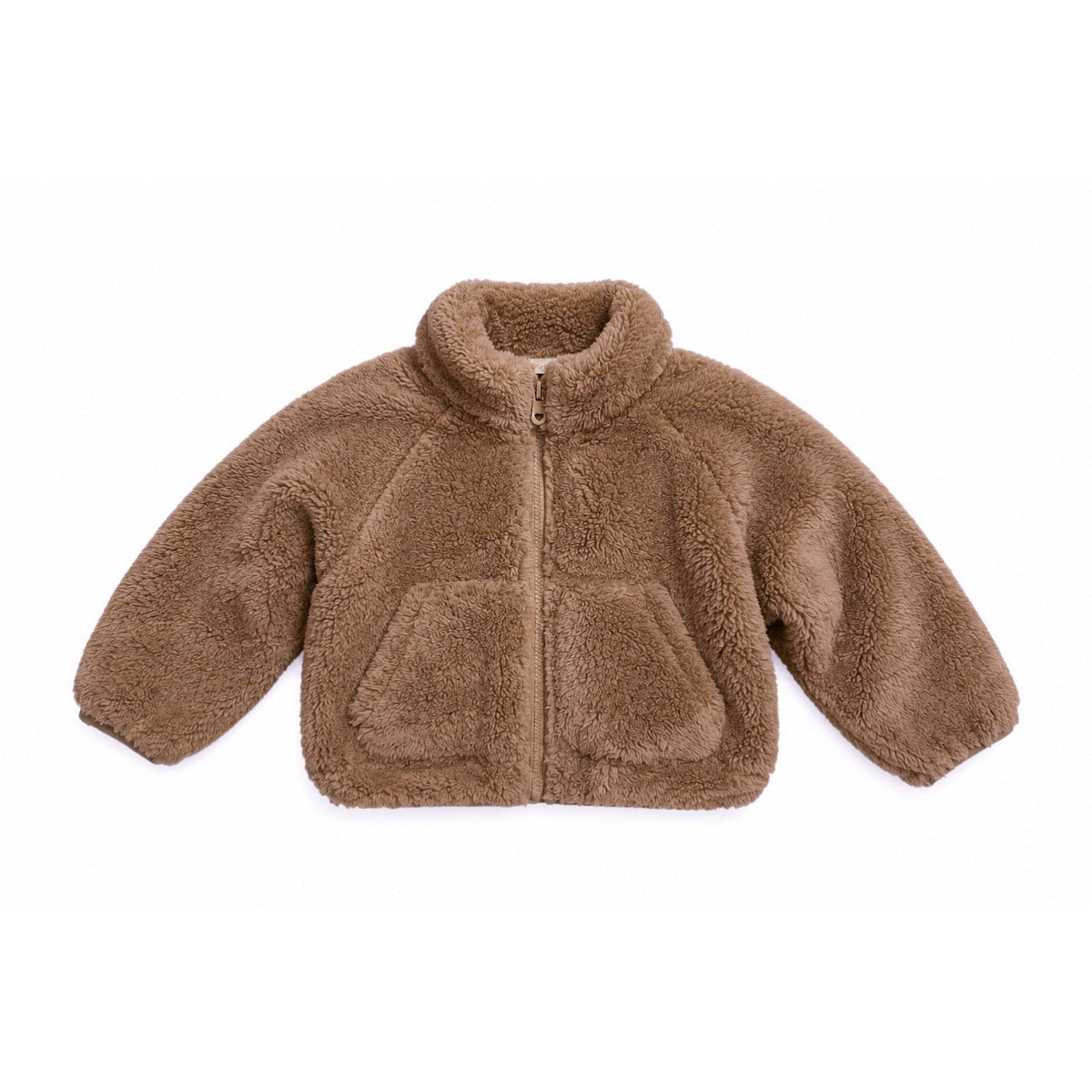 Tan Teddy Cardigan Jacket
