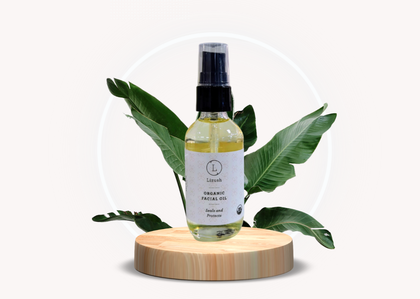 Organic Facial Oil Seals And Protects