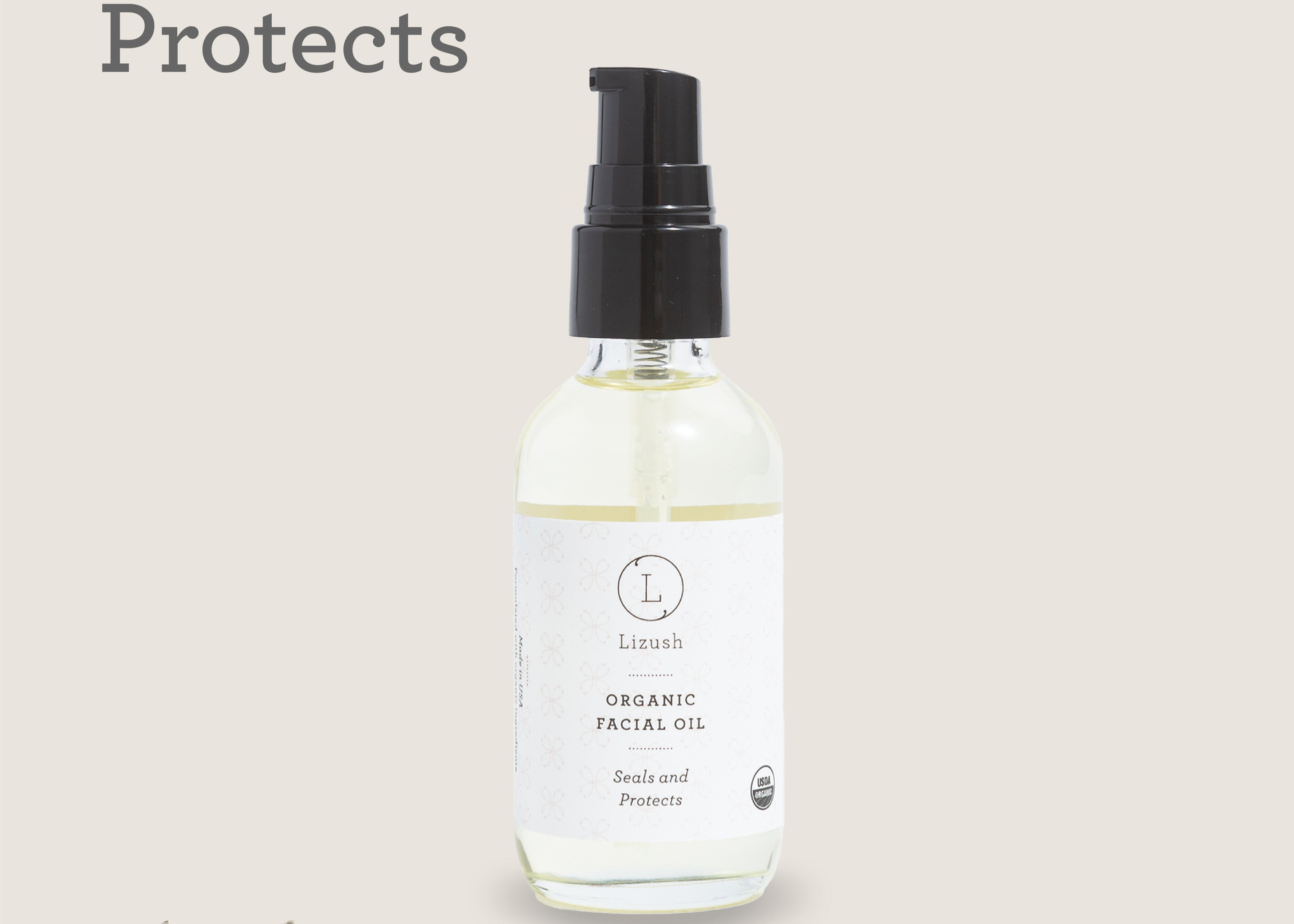 Organic Facial Oil Seals And Protects