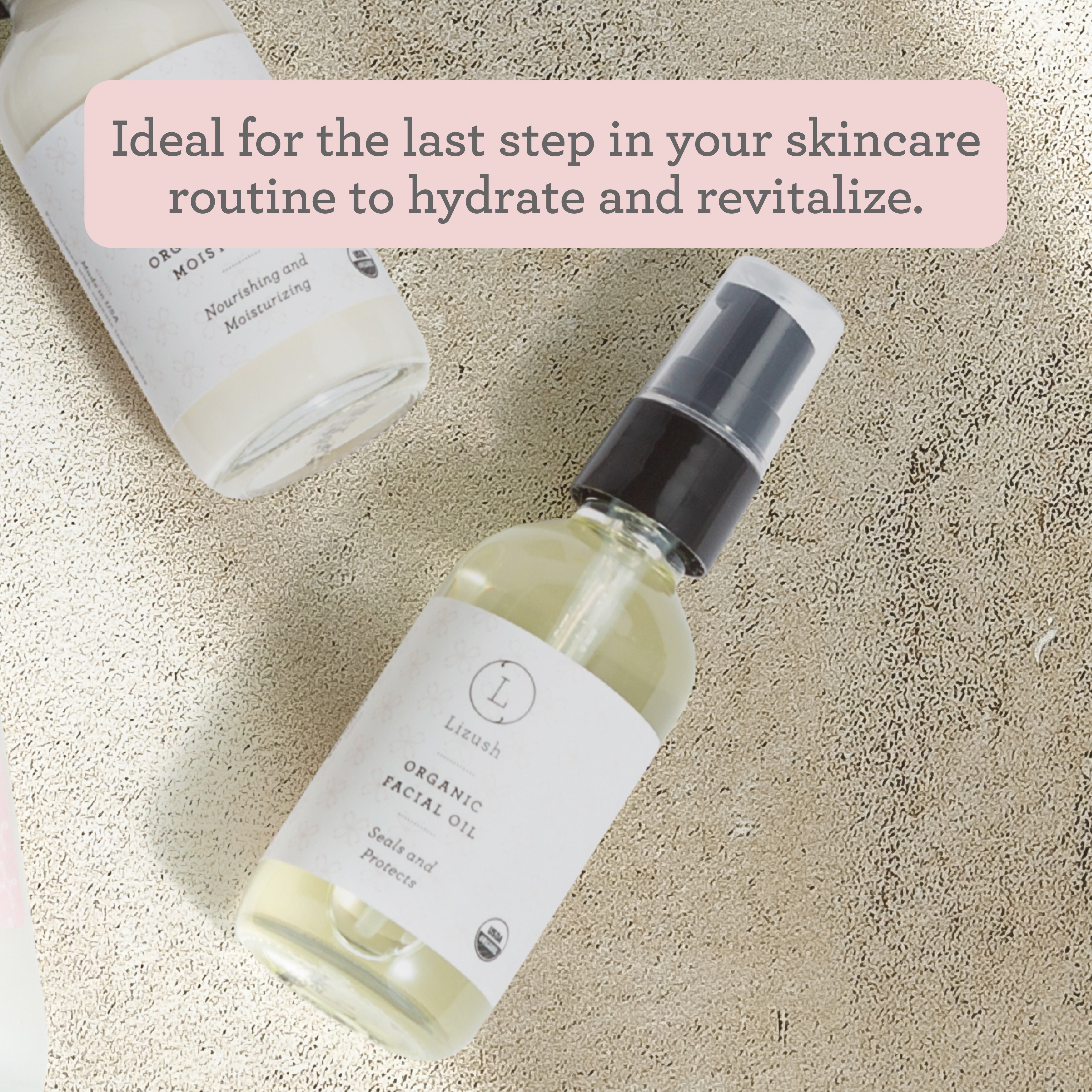 Organic Facial Oil Seals And Protects