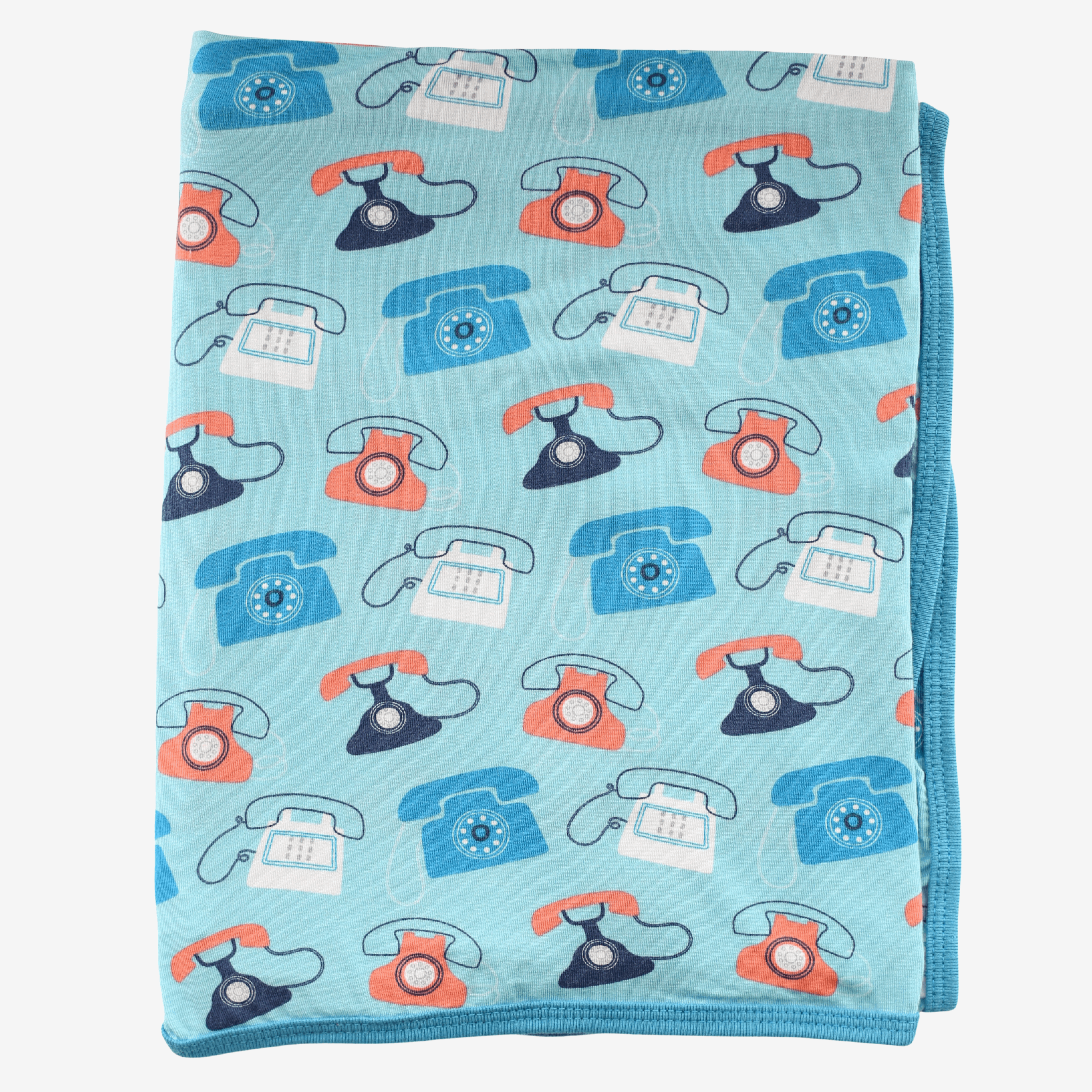 Blue Telephone Swaddle