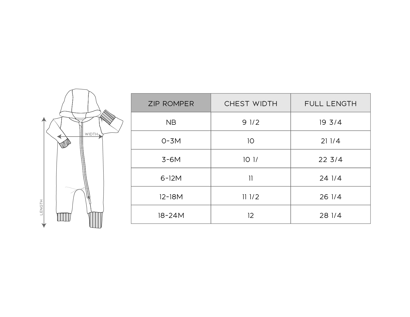 Terry Zip Romper