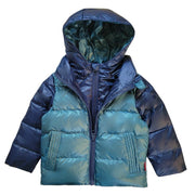 Car Seat Coat | The Road Coat Down - Navy/teal