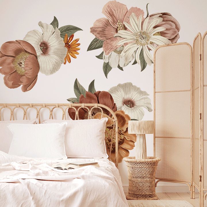 Eden Floral Wall Decal Clusters