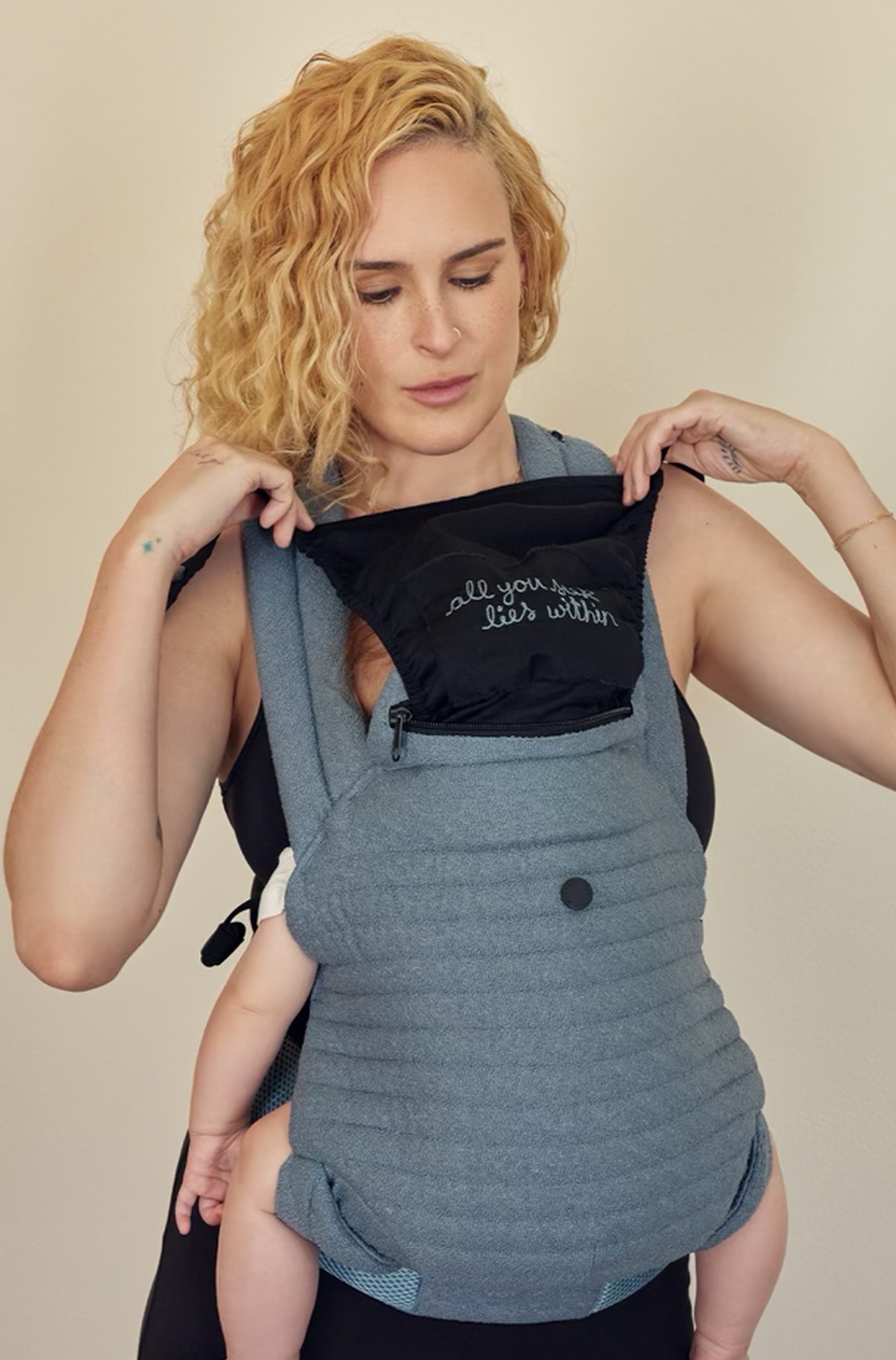 The Armadillo Baby Carrier - Blue