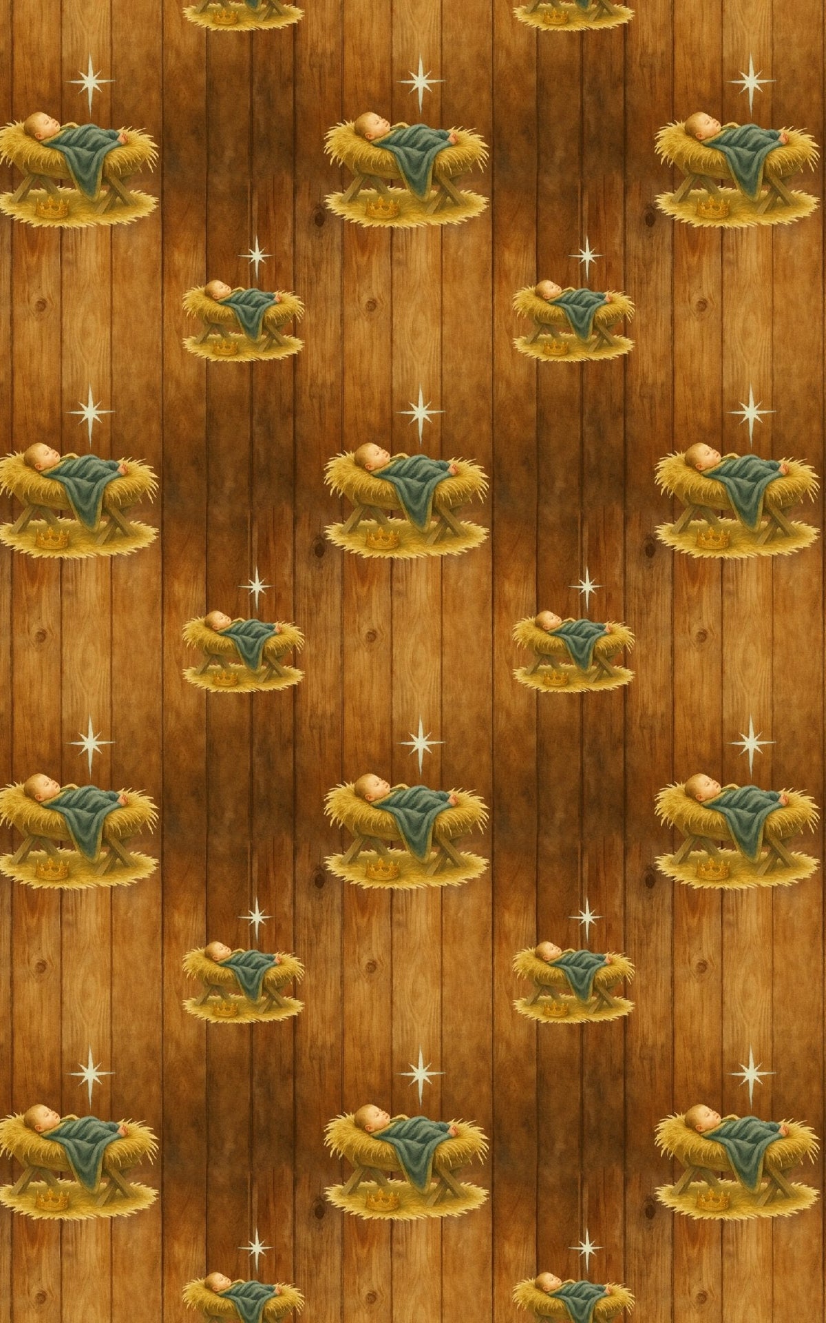 The Manger Wrapping Paper