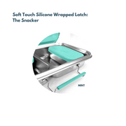 Soft Touch Silicone Wrapped Latch: The Snacker™