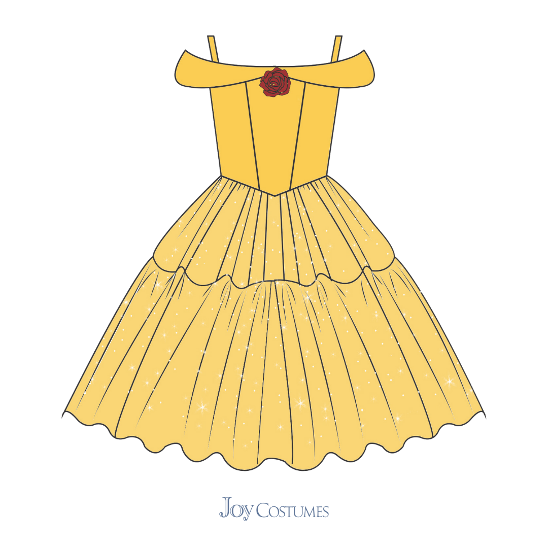 The Enchanted Rose Princess Dress