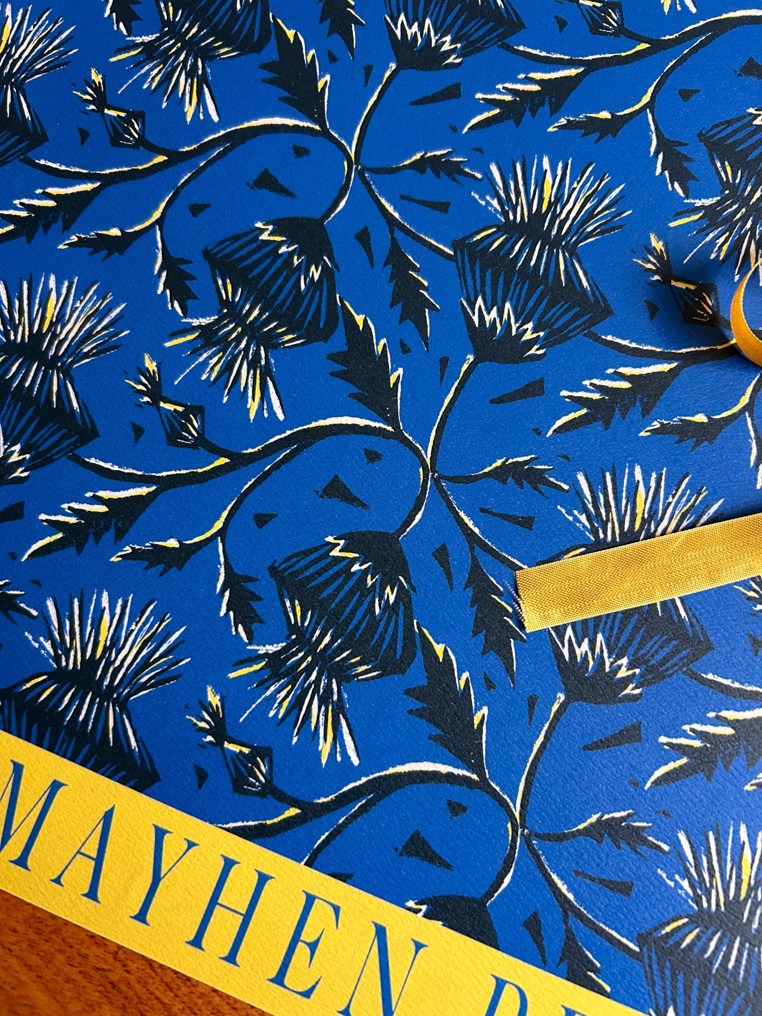 Thistle Flower Pattern Sheet