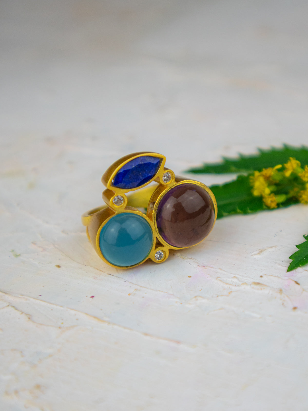 Three-stone Statement Ring
