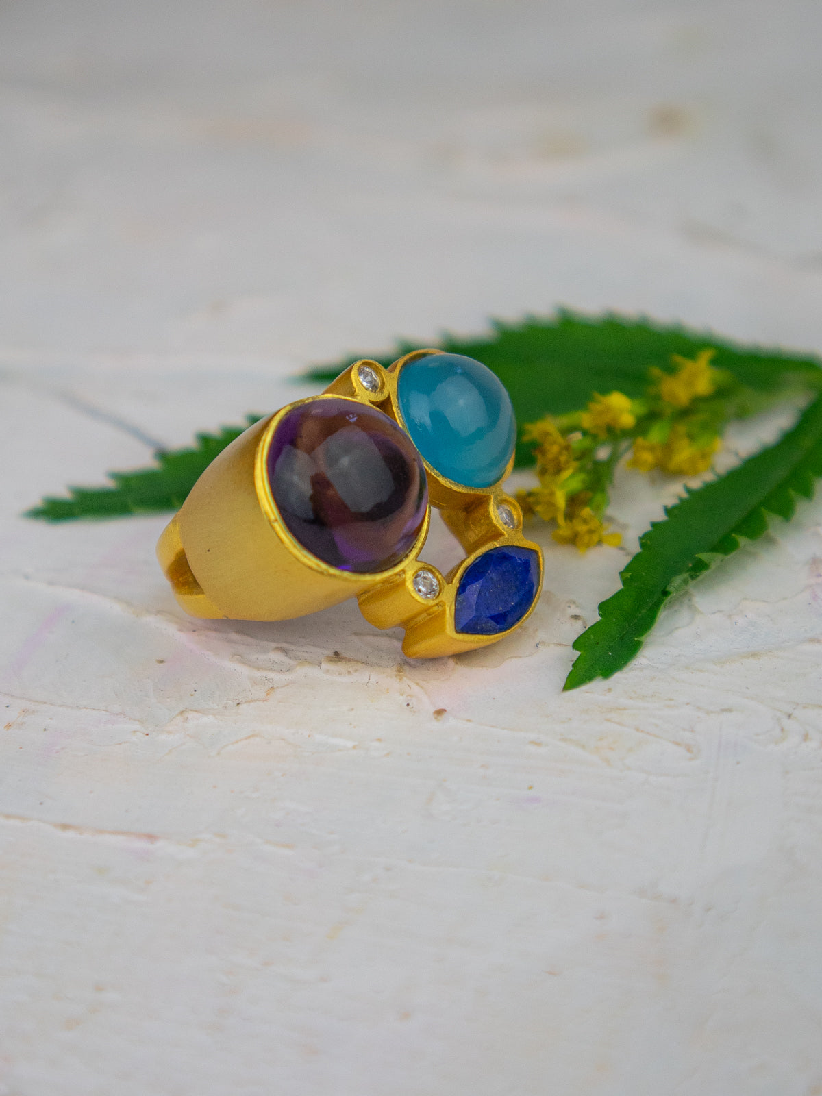 Three-stone Statement Ring