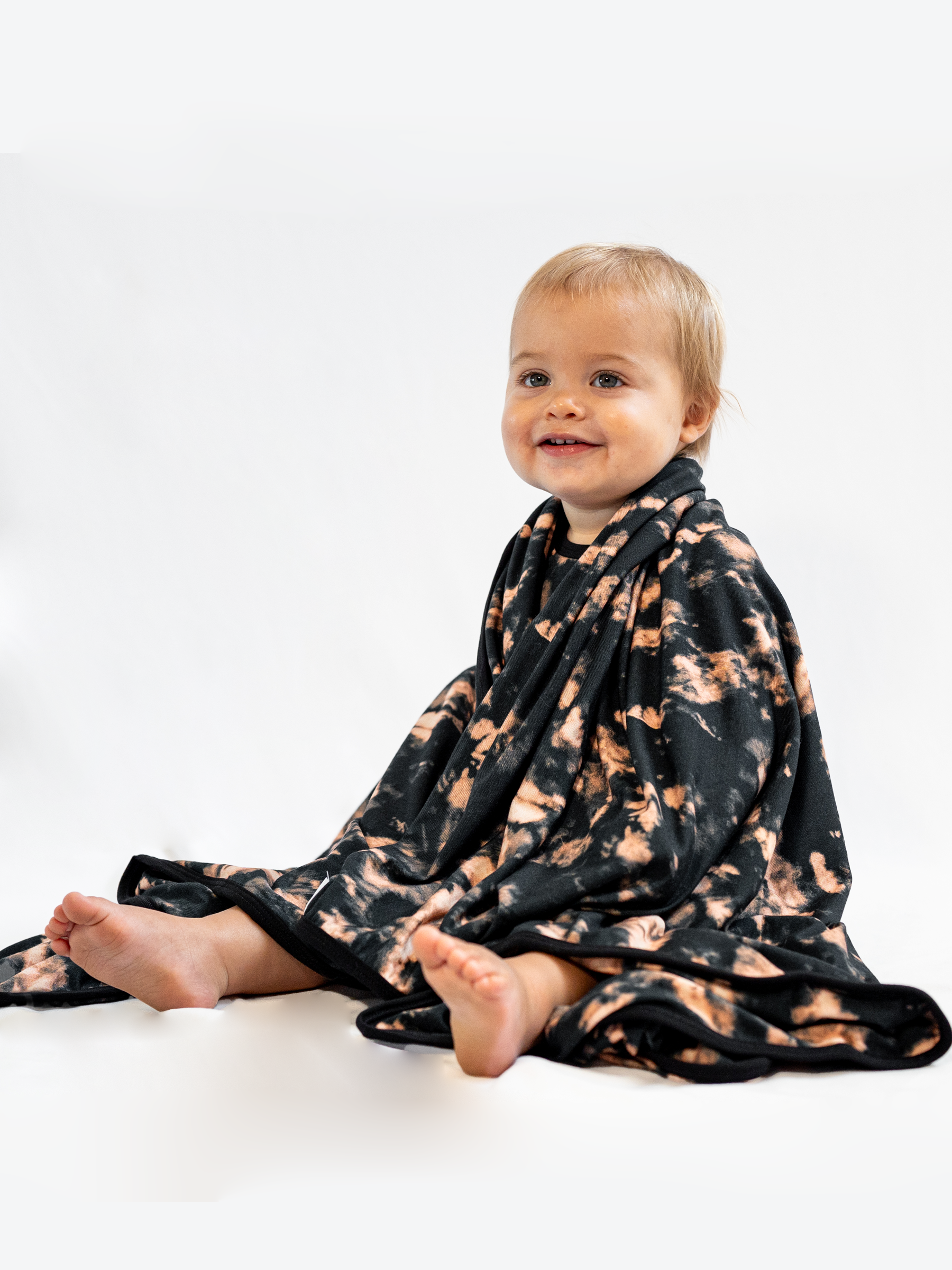 Black Tie-dye Blankie